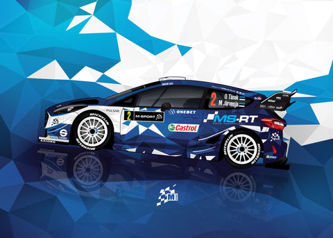 'WRC Livery 2017' Poster by M-Sport | Displate