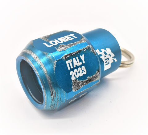Pierre-Louis LOUBET LIMITED EDITION ITALY 2023 Rally Ford Puma RS WRC Wheel Nut Key Ring