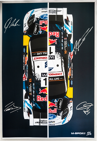 RALLY1 CREW SIGNED POSTER 2024 LIVERY