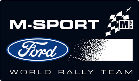 M-Sport Ford World Rally Team Logo Sticker - Blue