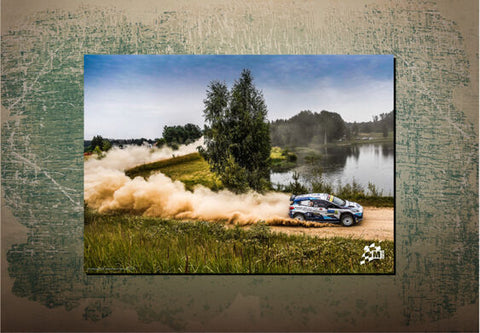 M-Sport Fiesta WRC 2021 - Rally Estonia - Repositionable Wall Poster