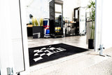 M-Sport Workshop / Garage Mat - Black with White Logo