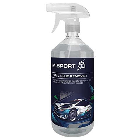 M Sport Tar & Glue Remover 1L - Powerful HD Formula - Remove Stubborn Tar Glue Spots
