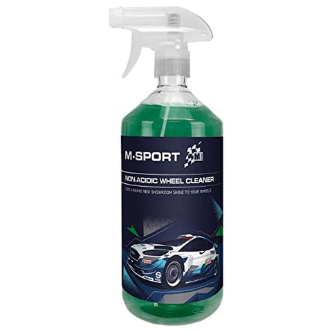 M-Sport Non Acidic Wheel Cleaner 1L - Heavy Duty ACID FREE Formula
