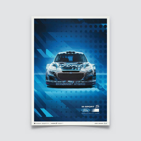 M-Sport Ford Puma Hybrid Rally1 WRC - 2022 | Limited Edition Poster