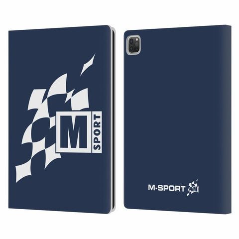 M-Sport Ford World Rally Team Logo Plain Leather Book Wallet Tablet Case Cover